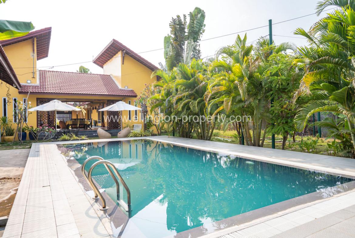 Pool Villa For Rent In Ta Kmao - Ellington Property