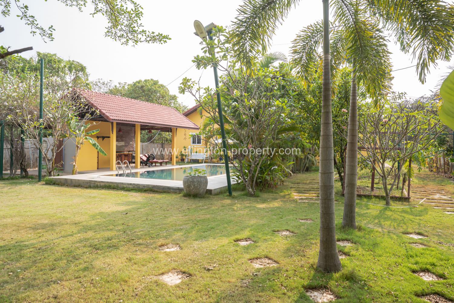 Pool Villa For Rent In Ta Kmao - Ellington Property