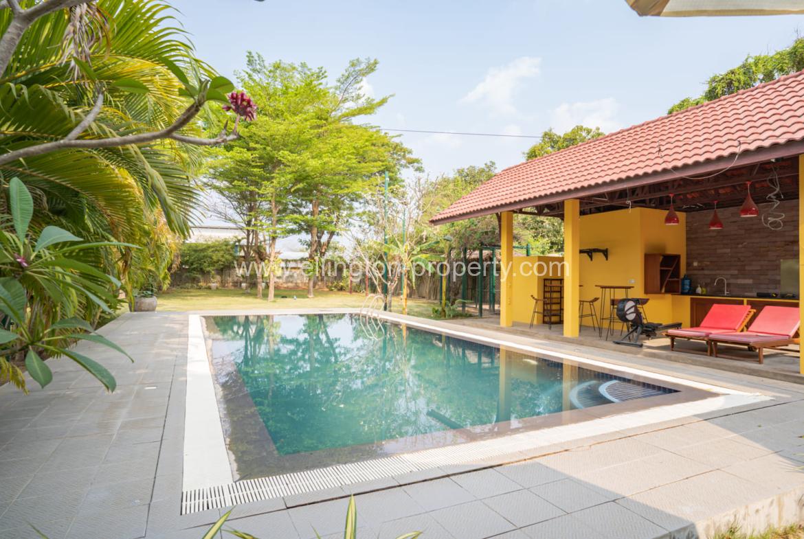 Pool Villa For Rent In Ta Kmao - Ellington Property