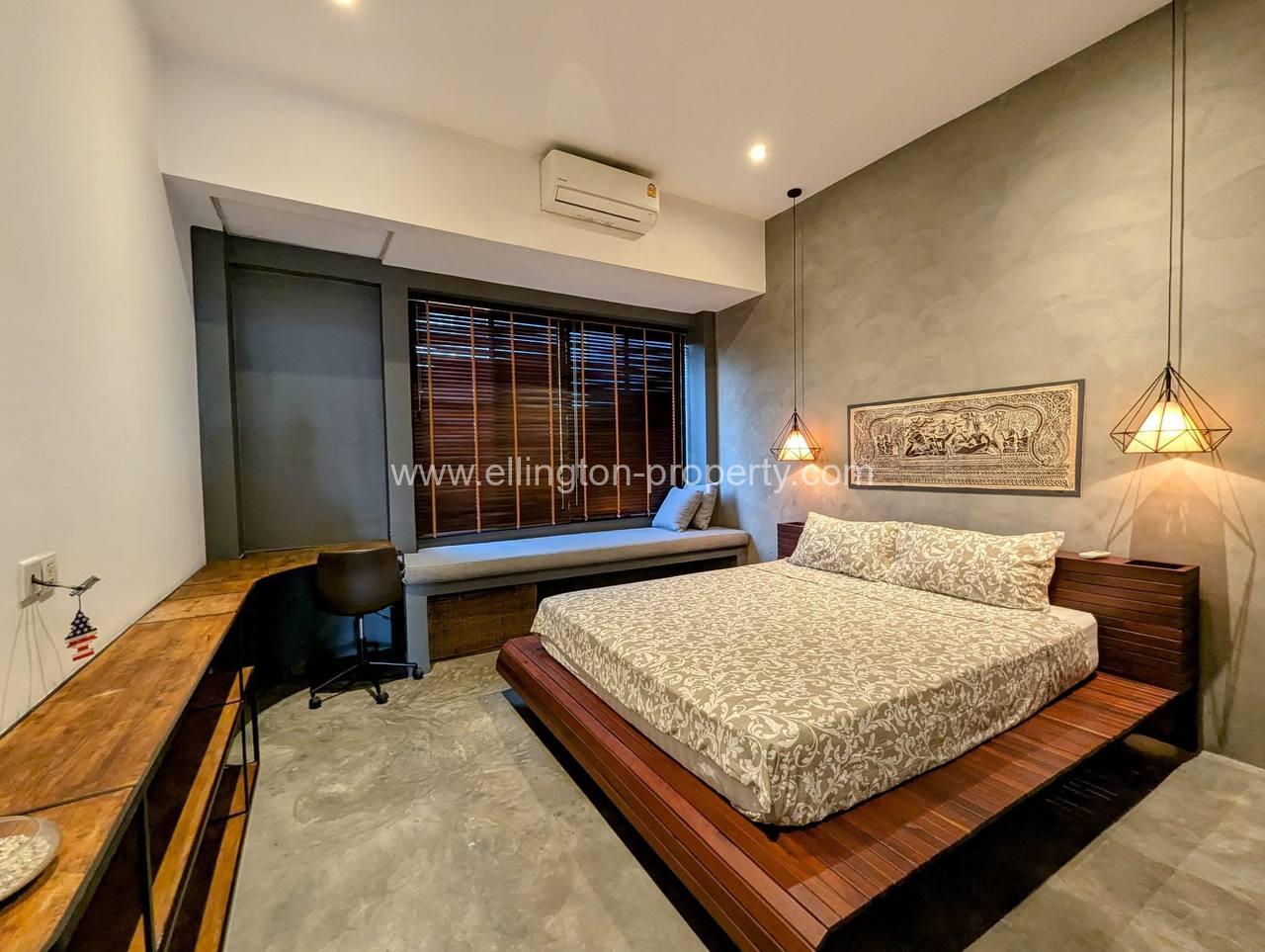 Beautiful 1 Bedroom For Rent In Tonle Bassac - Ellington Property