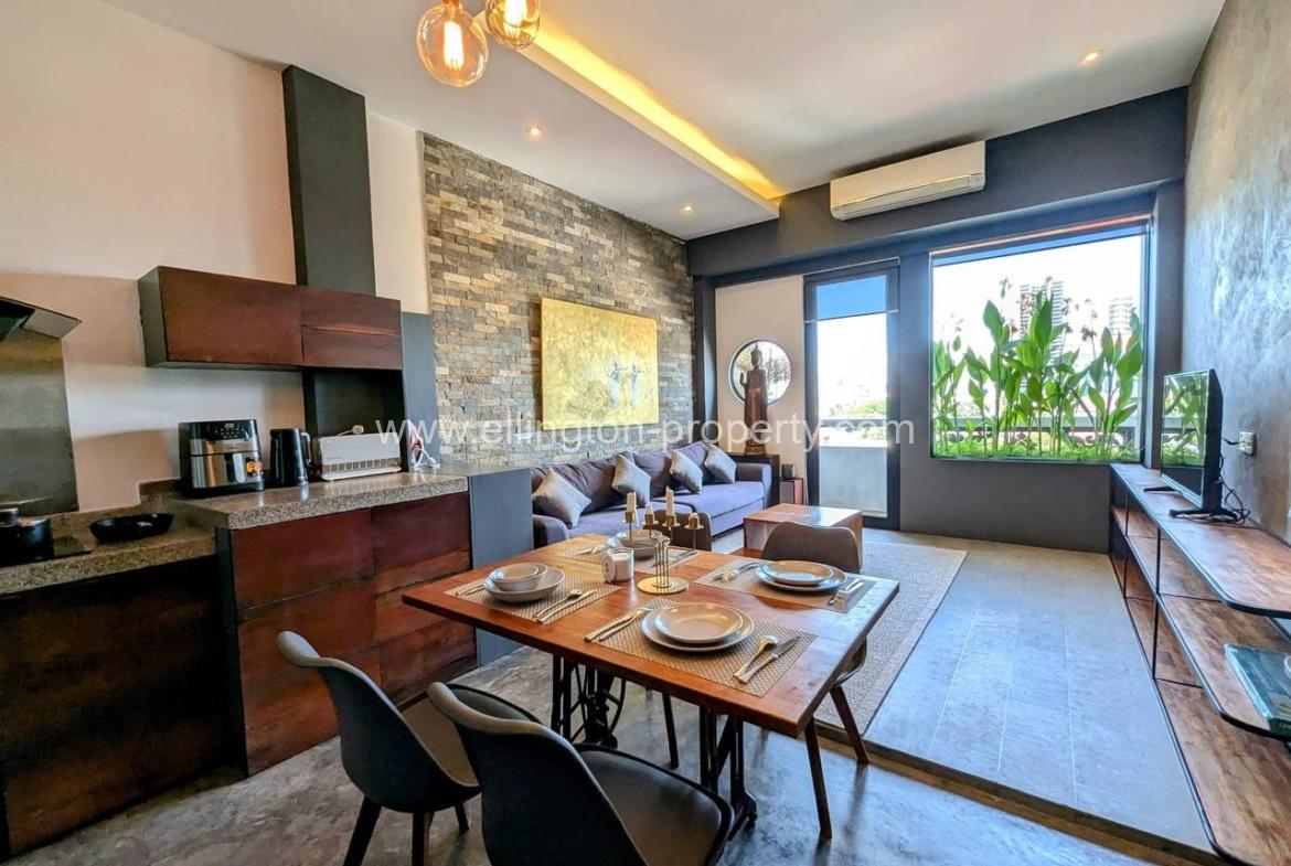 Beautiful 1 Bedroom For Rent In Tonle Bassac - Ellington Property