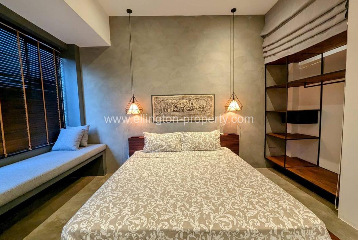 Beautiful 1 Bedroom For Rent In Tonle Bassac - Ellington Property