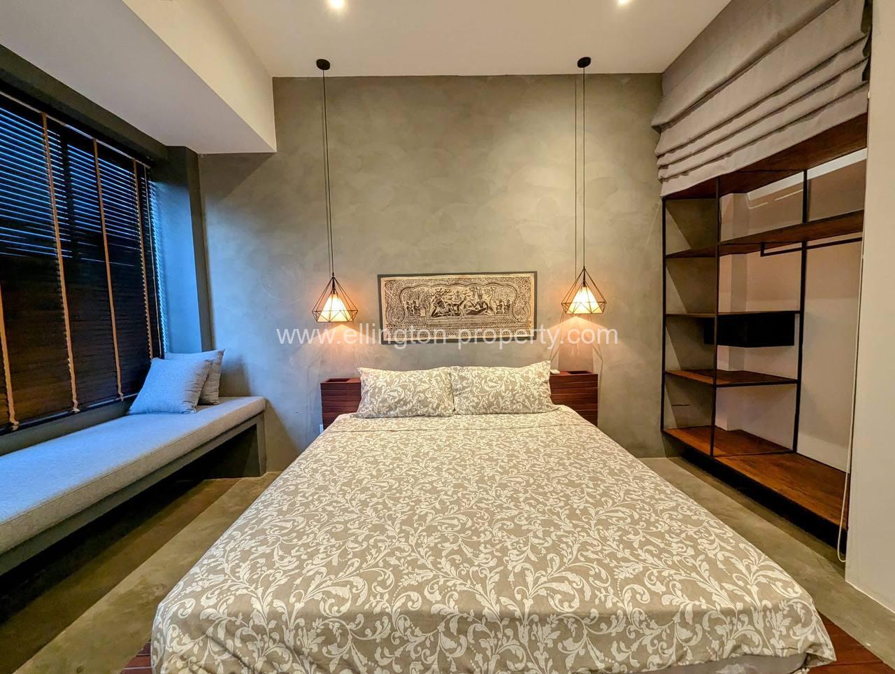 Beautiful 1 Bedroom For Rent In Tonle Bassac - Ellington Property