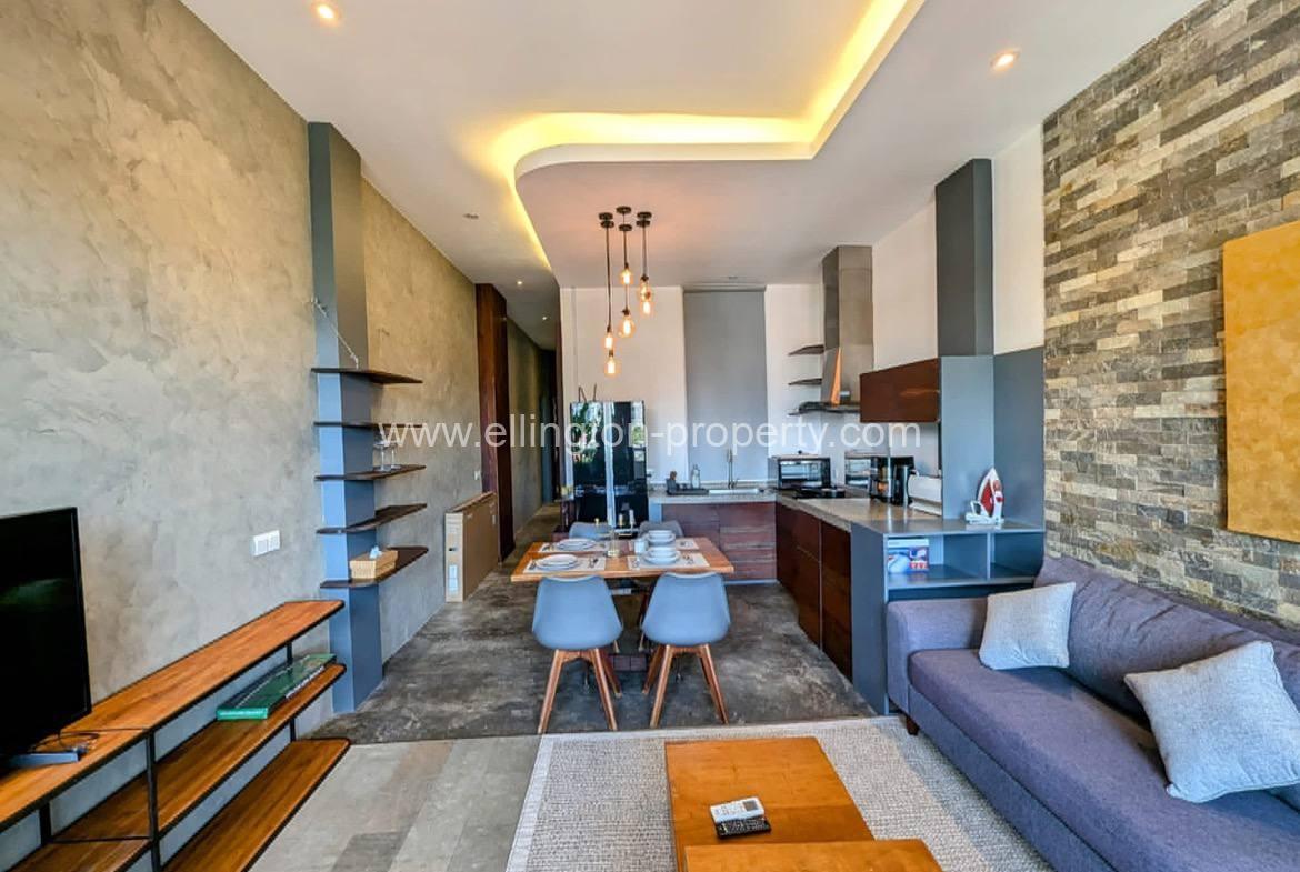 Beautiful 1 Bedroom For Rent In Tonle Bassac - Ellington Property