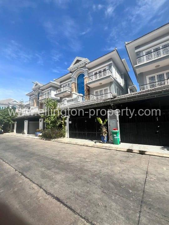 Twin Villa For Rent At Borey Vimean Phnom Penh - Ellington Property