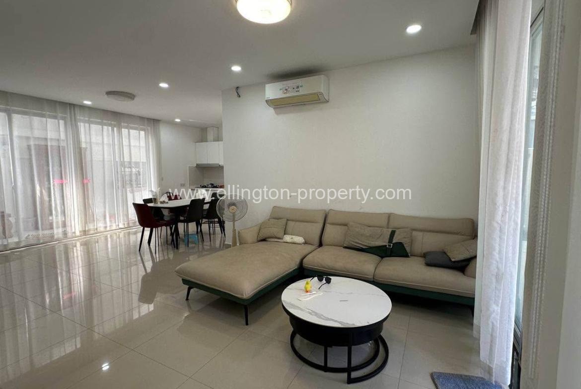 Link Villa For Rent At Borey Orkide Chrouy Changvar (st 6a) - Ellington Property