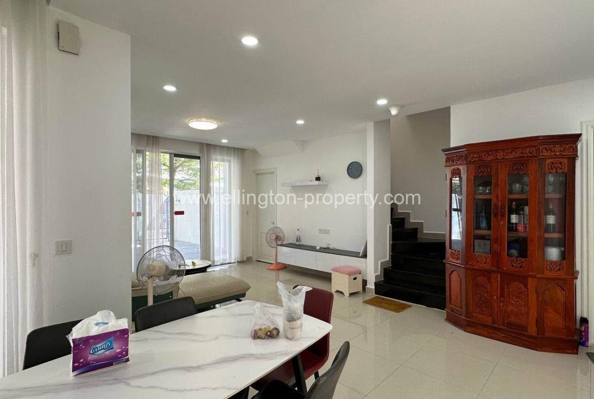 Link Villa For Rent At Borey Orkide Chrouy Changvar (st 6a) - Ellington Property