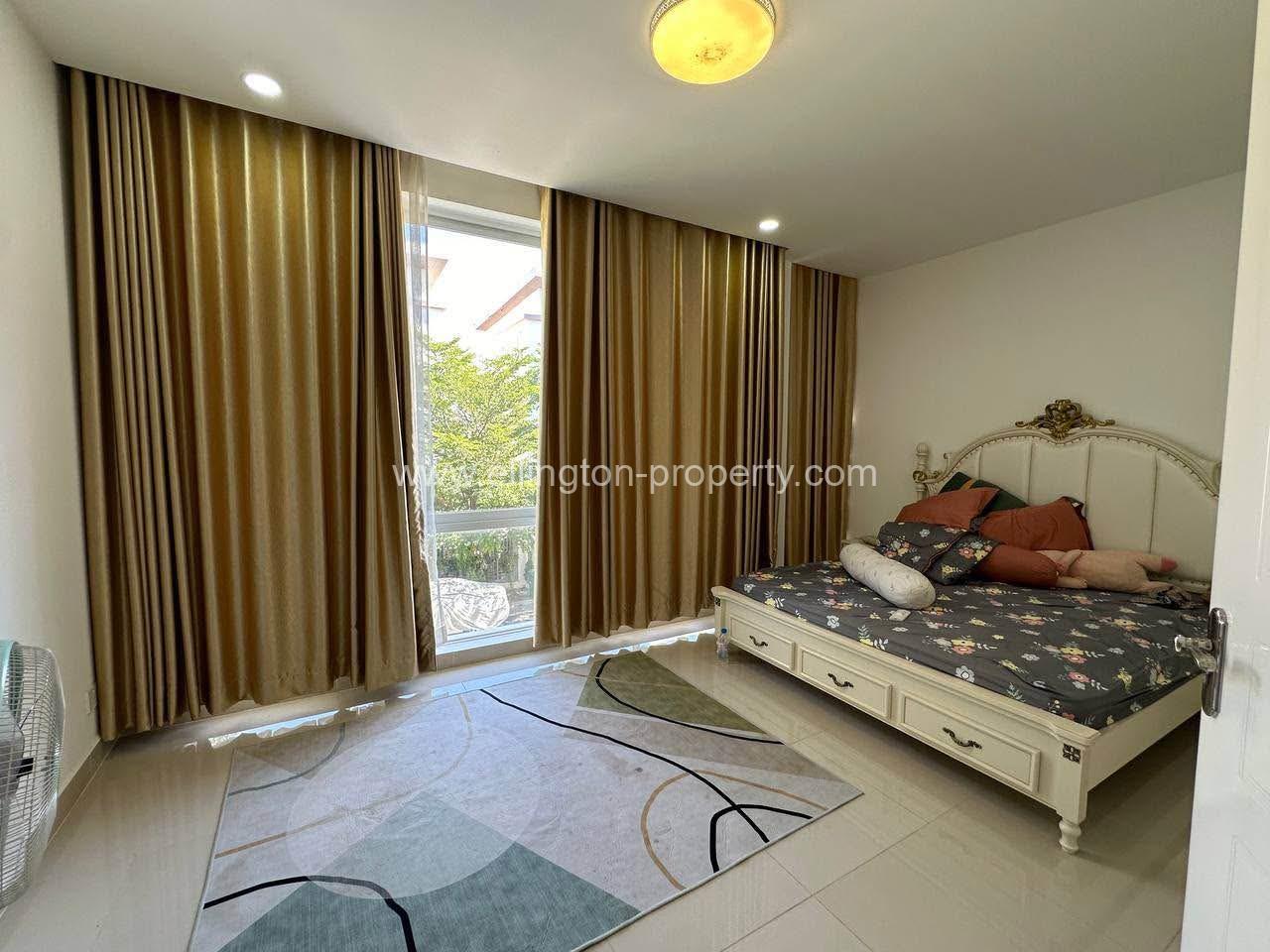 Link Villa For Rent At Borey Orkide Chrouy Changvar (st 6a) - Ellington Property