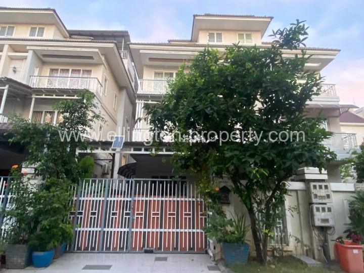 Twin Villa For Rent At Phnom Penh Thmey Sen Sok - Ellington Property