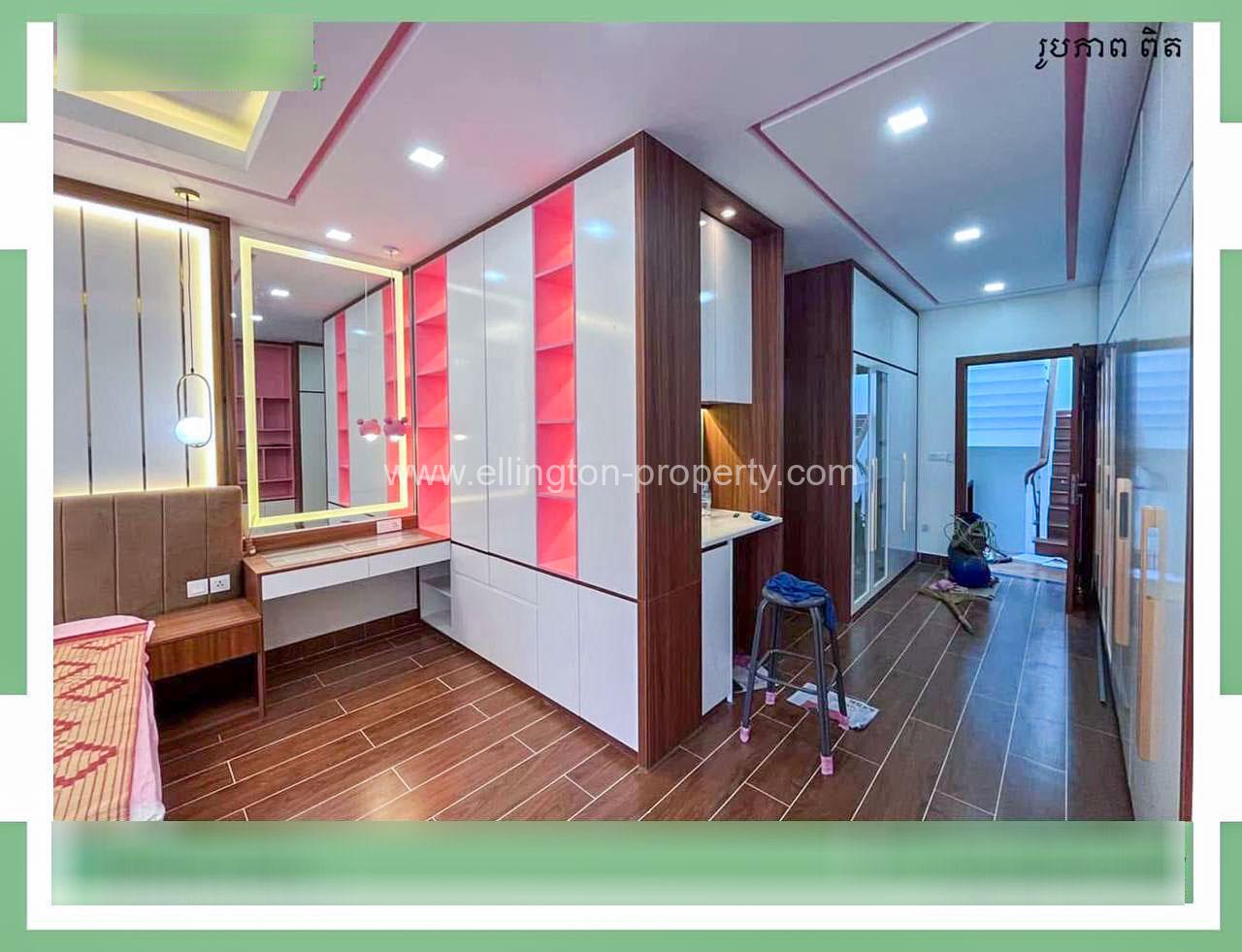 Shop House For Rent At Khan Toul Kork - Ellington Property