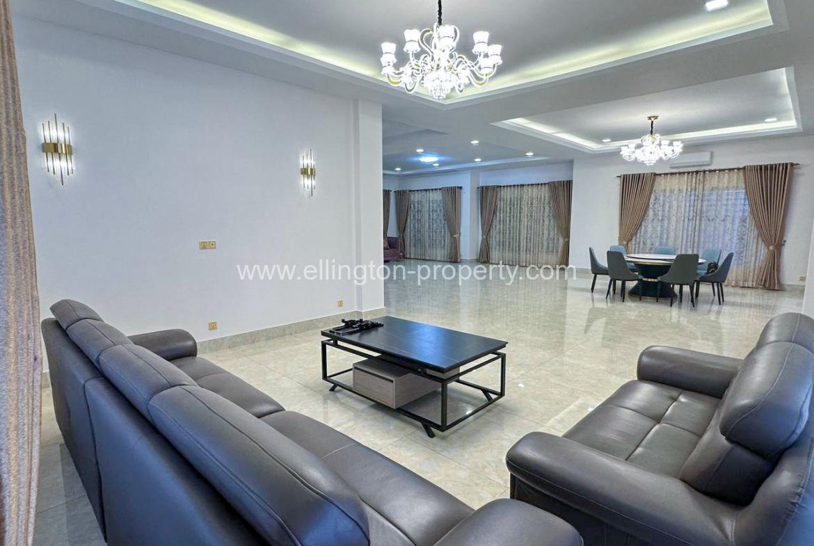 Single Villa For Rent In Borey New World, Aeon Sen Sok Area - Ellington Property