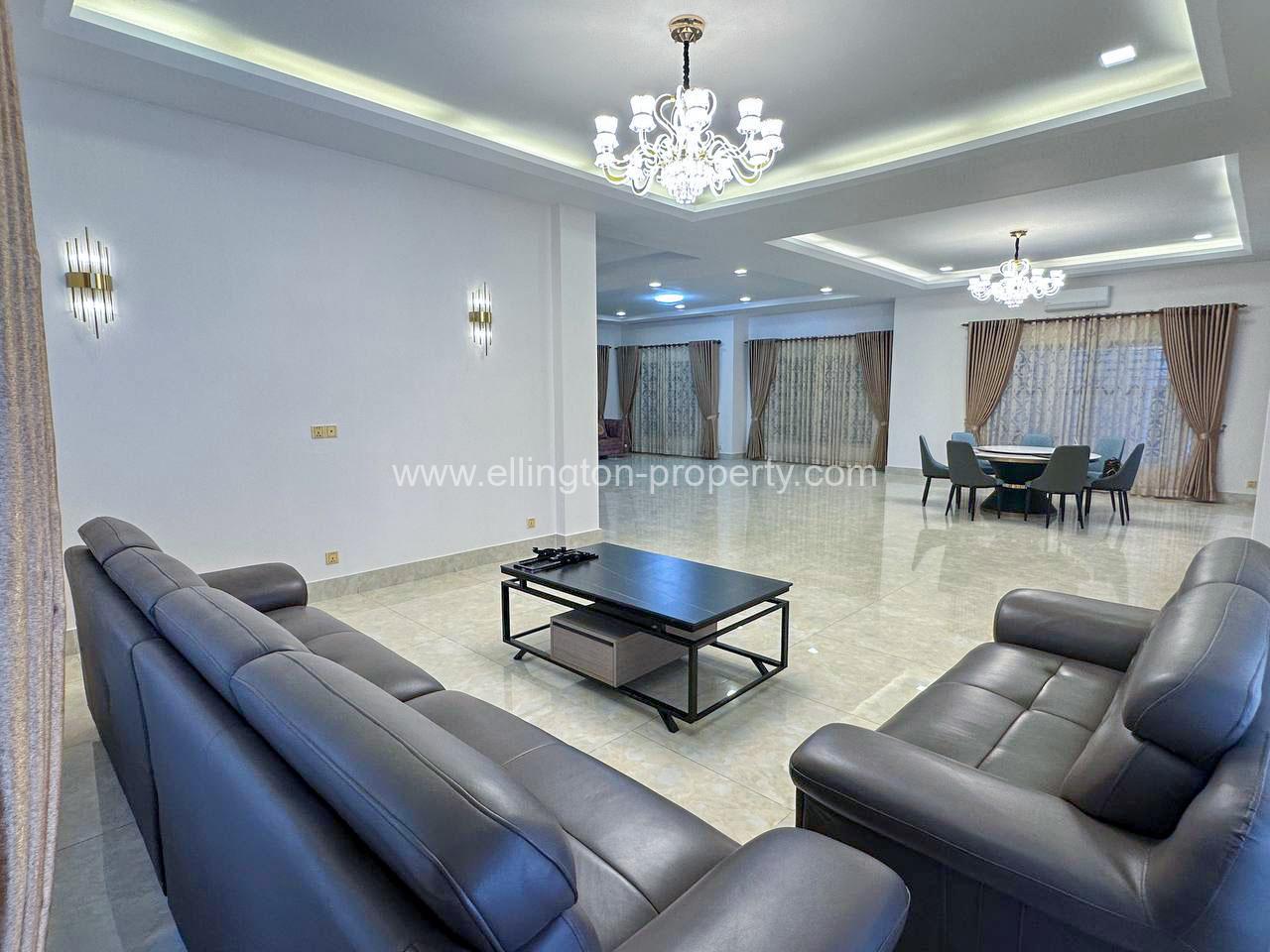 Single Villa For Rent In Borey New World, Aeon Sen Sok Area - Ellington Property