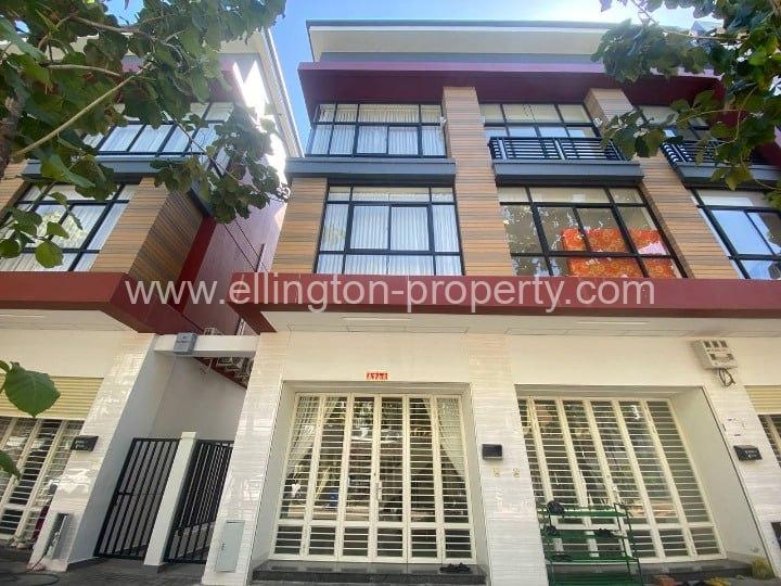 Flat House For Rent At Borey Peng Huoth Boeung Snor - Ellington Property