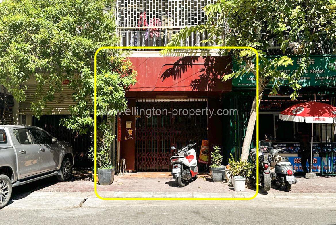 Shophouse For Rent In Phsar Kandal - Ellington Property