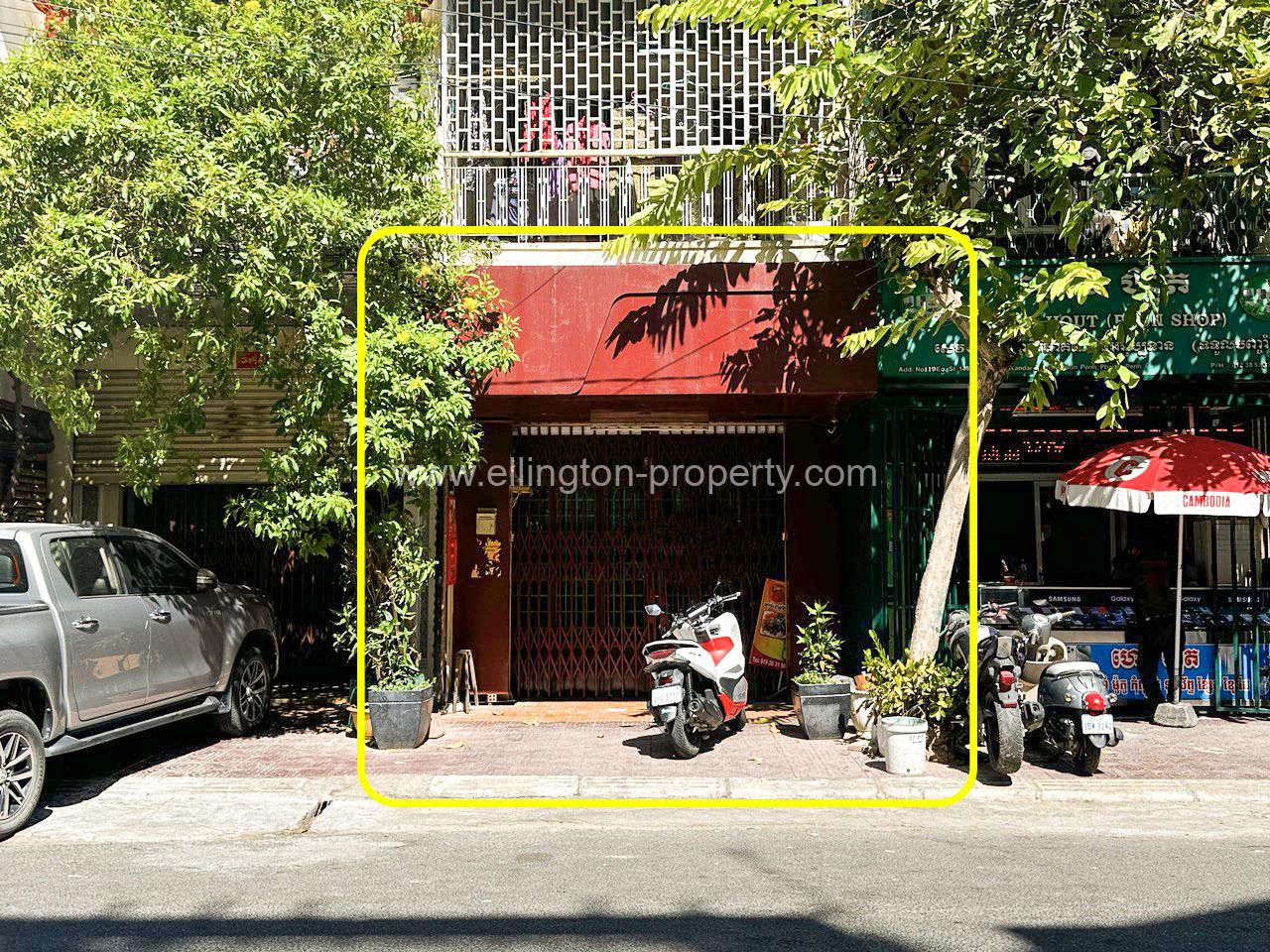 Shophouse For Rent In Phsar Kandal - Ellington Property