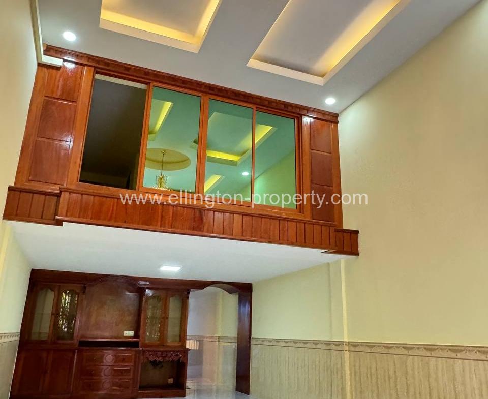 Flat House For Rent Near Wat Sarong Andet - Ellington Property