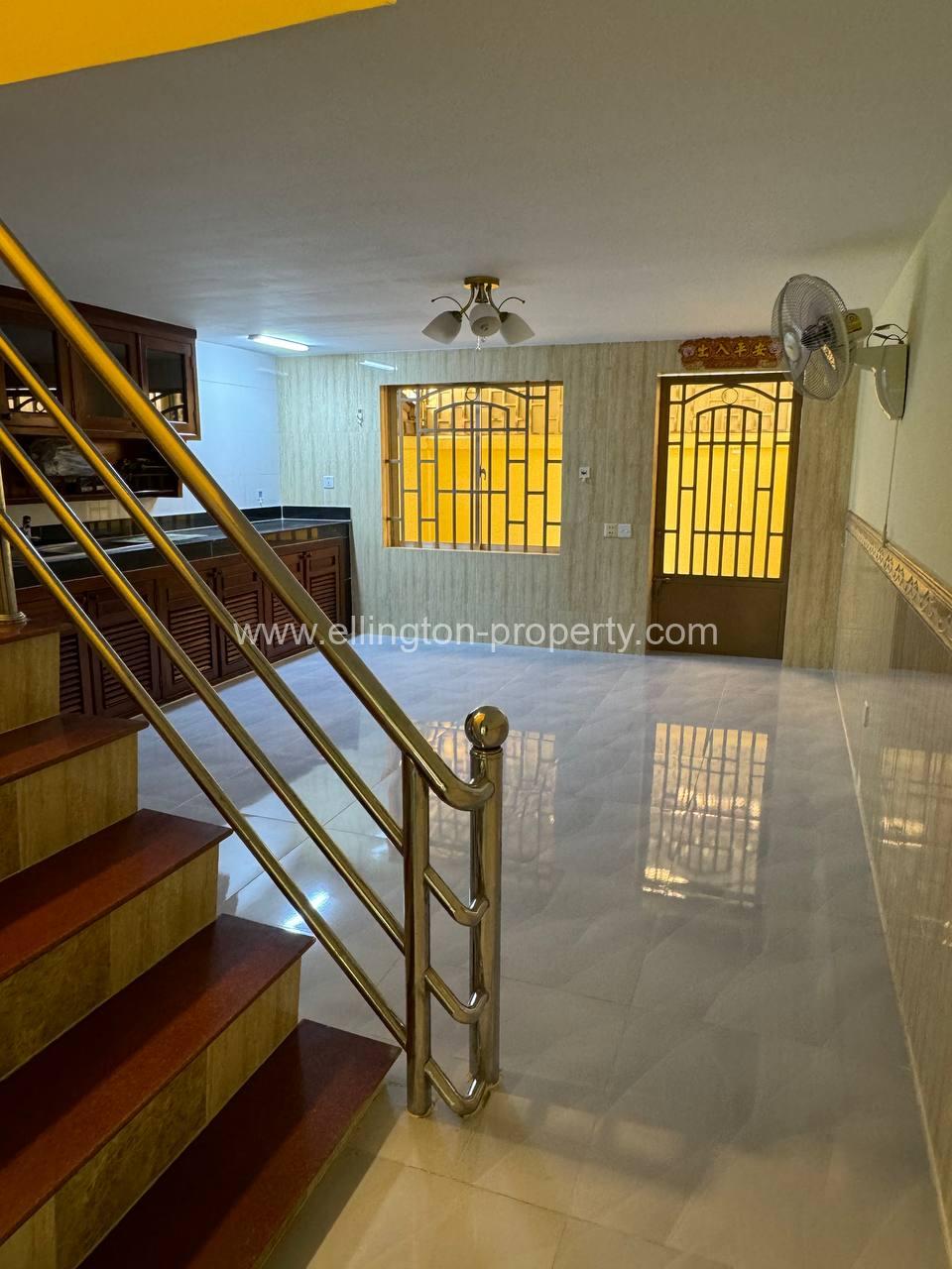 Flat House For Rent Near Wat Sarong Andet - Ellington Property