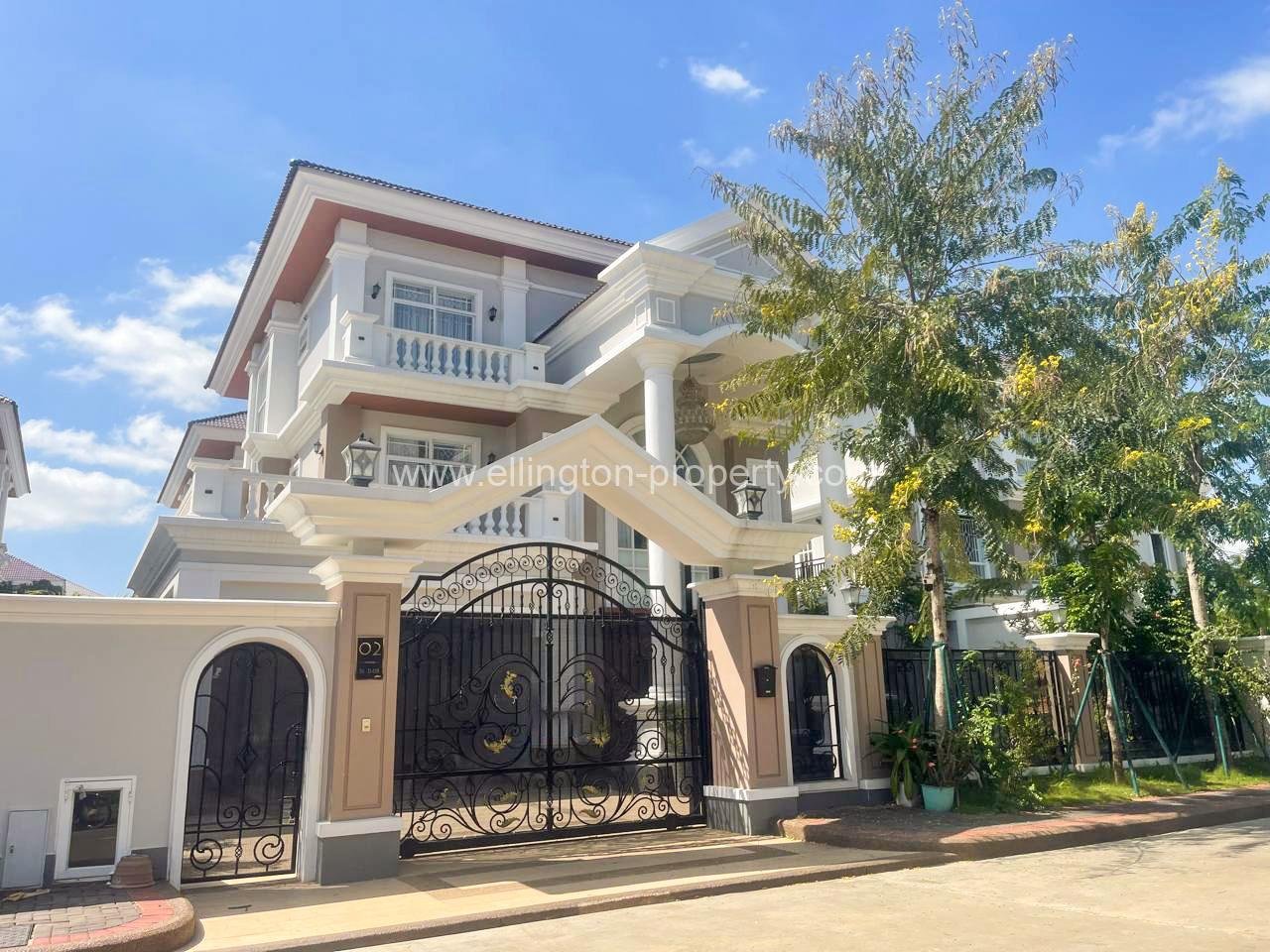 Prince Villa For Rent​ In Borey Peng Huoth Beong Snor - Ellington Property