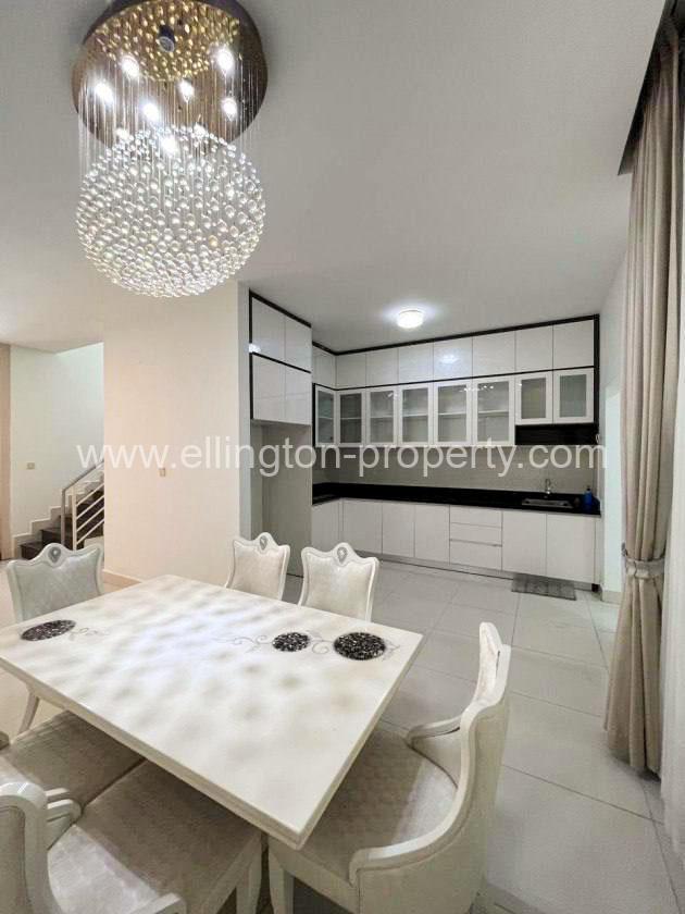 Twin Villa For Rent At Borey Peng Huoth Sensok - Ellington Property