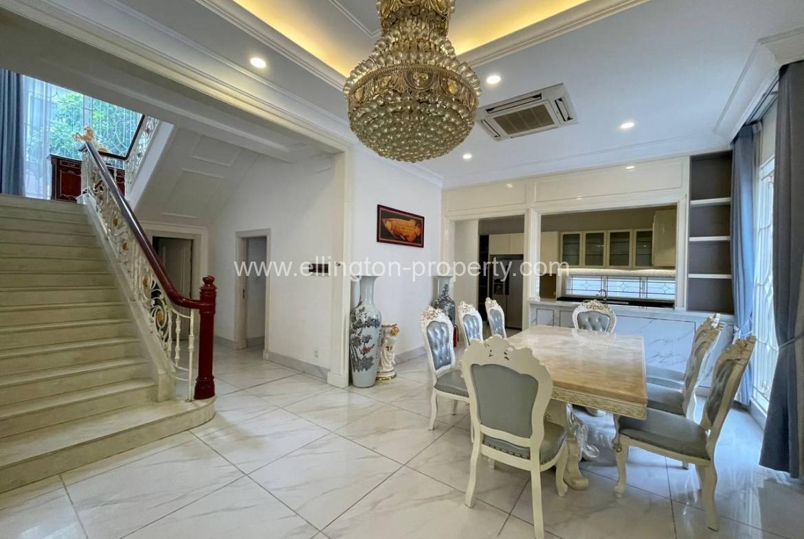 Prince Villa For Rent​ In Borey Peng Houth Boeung Snor - Ellington Property