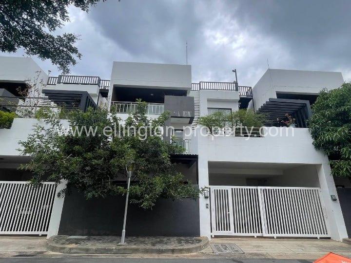 Single Villa For Rent At Sangkat Boeung Kak, Toul Kork - Ellington Property