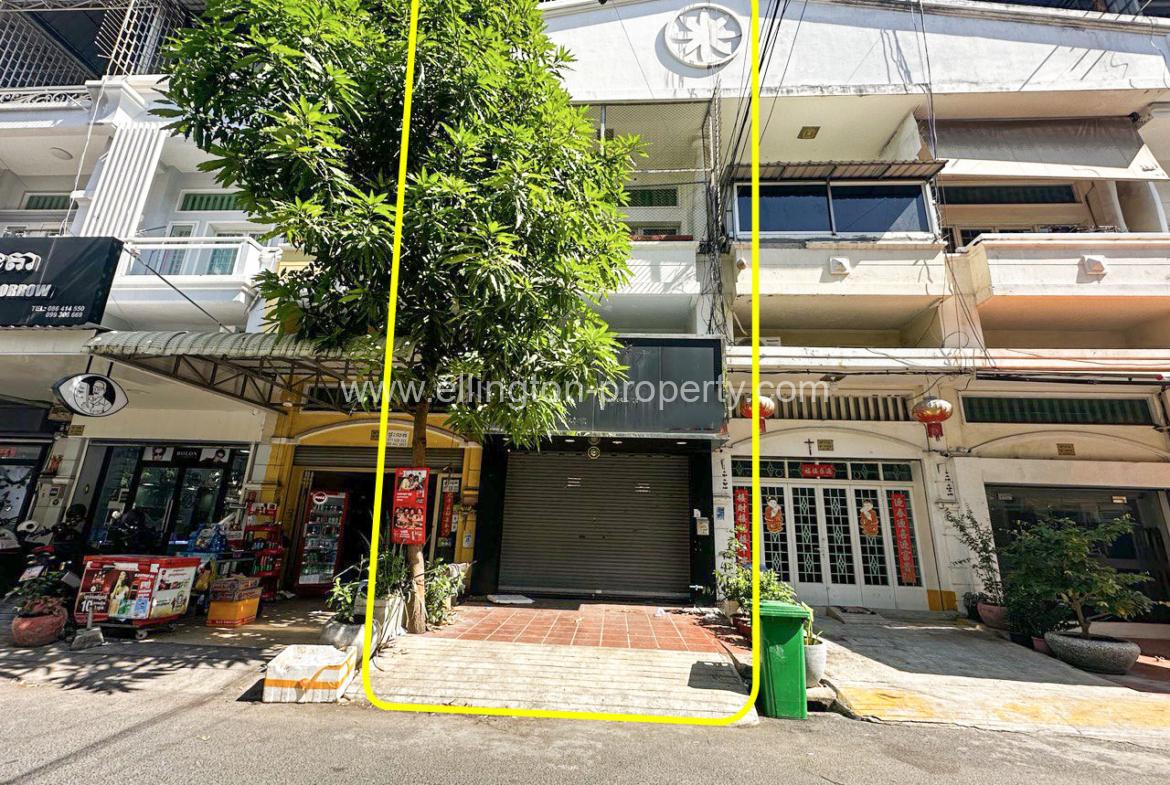 Shophouse For Rent In Chamkar Morn - Ellington Property