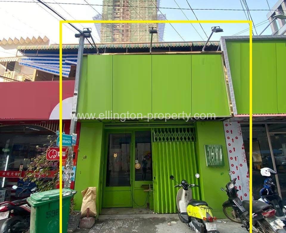 Shophouse For Rent In Beoung Keng Kong - Ellington Property