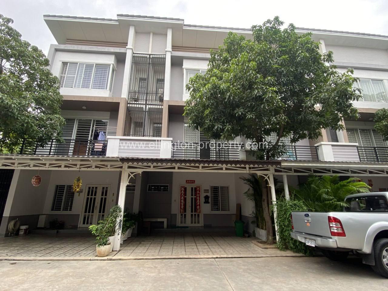 Twins Villa For Rent In Borey Ph Boung Snor - Ellington Property