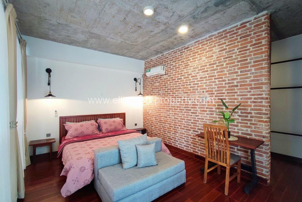 Western Duplex Design 1 Bedroom Apartment For Rent In Boeung Keng Kang 1 - Ellington Property