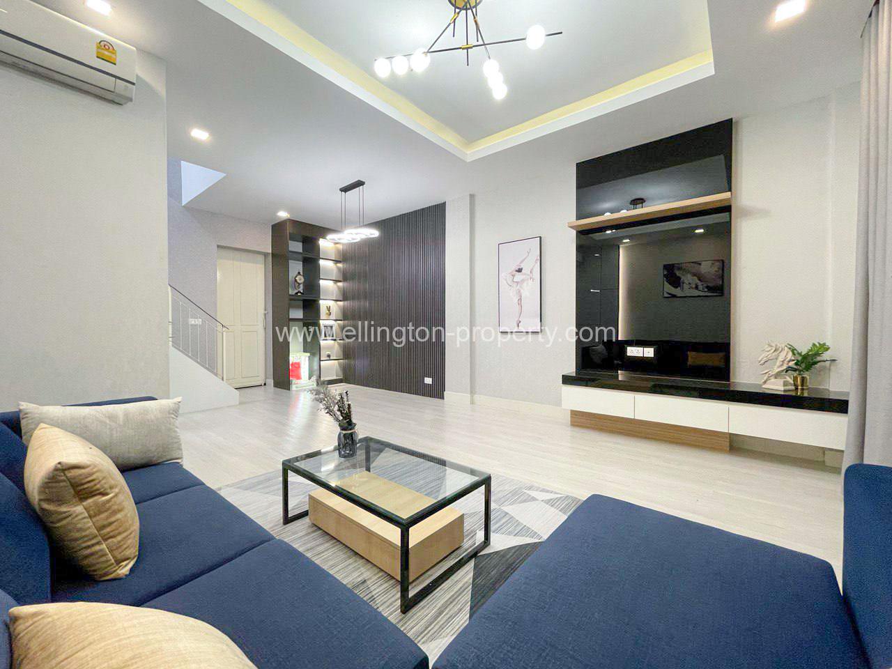 Link Villa Rent In Borey Chip Mong Sen Sok - Ellington Property