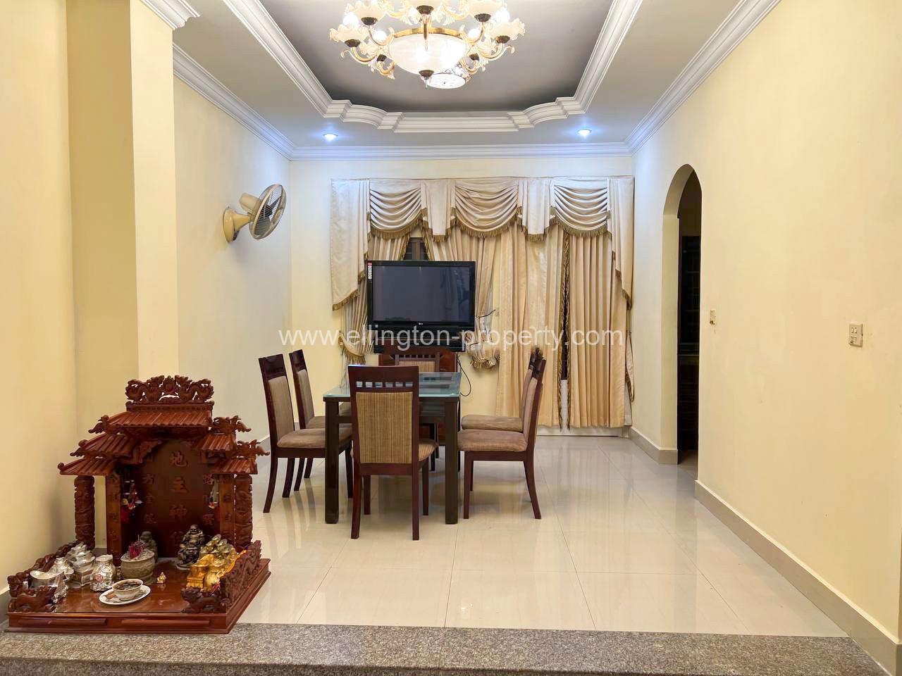 Villa For Rent In Chroy Changvar - Ellington Property