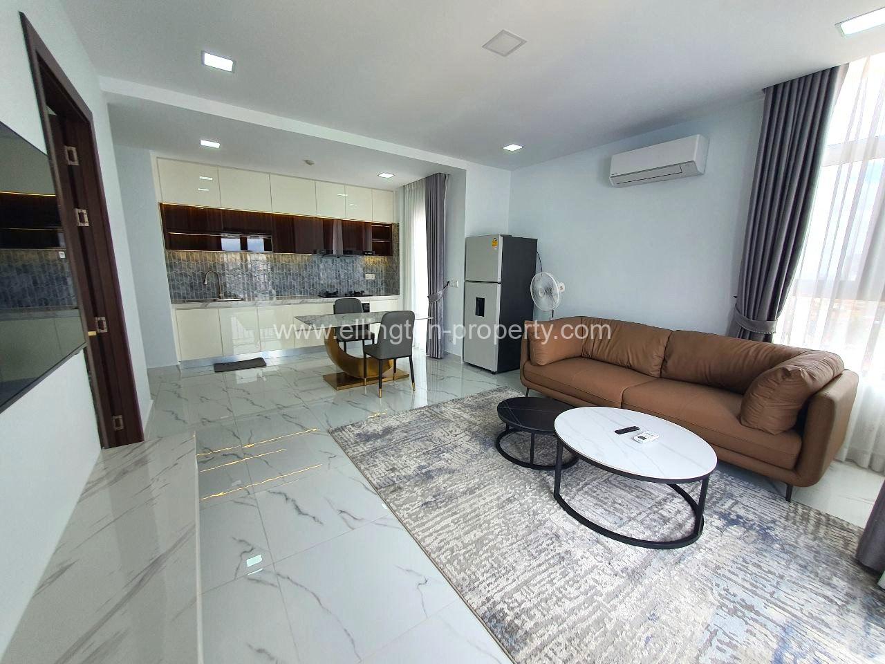 Brand New & Modern Serviced Apartment For Rent In Boeung Trabacek - Ellington Property