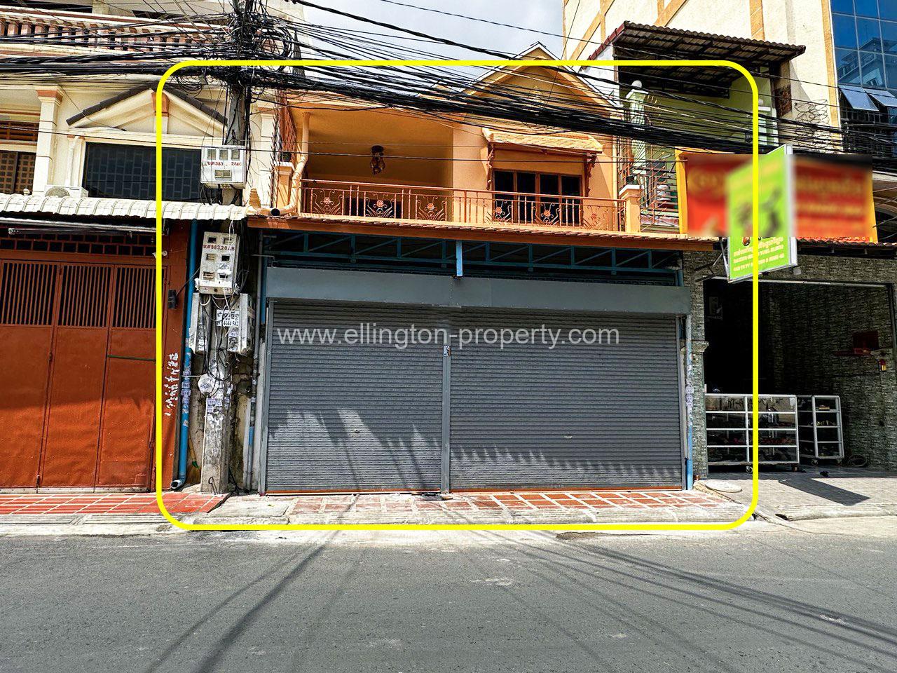 Shophouse For Rent At Boeng Keng Kong - Ellington Property