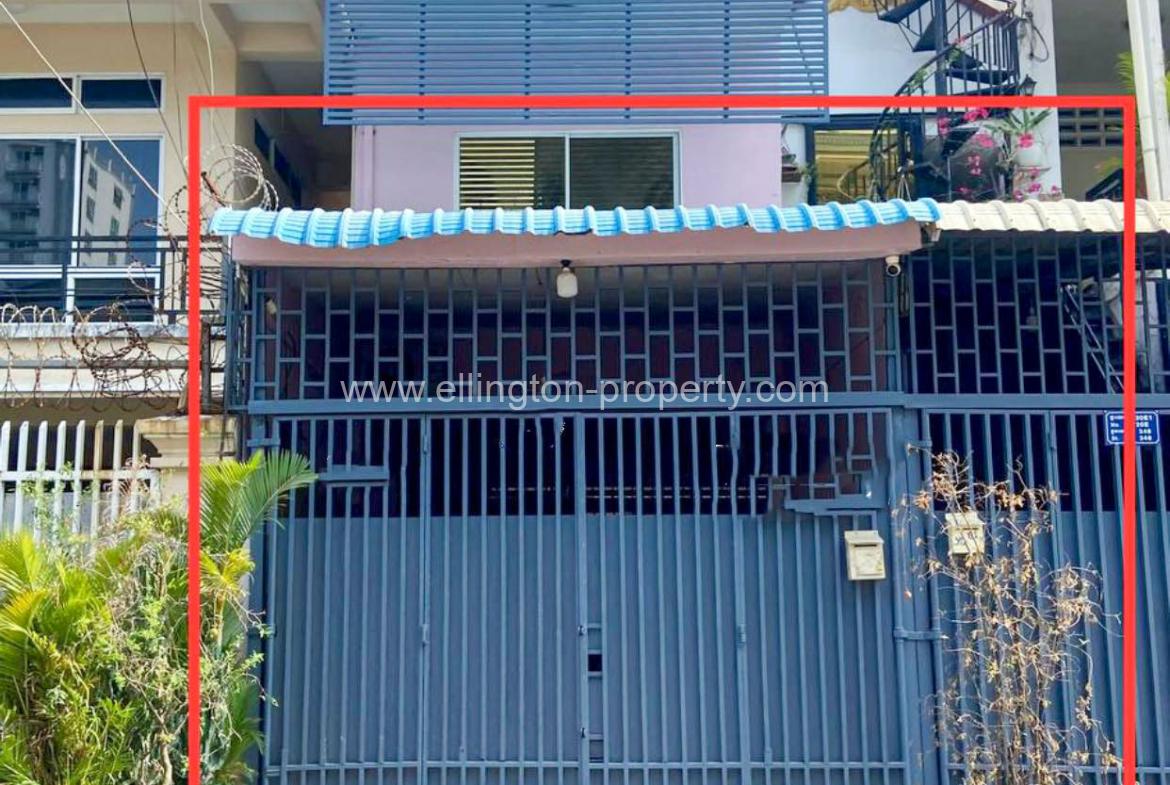 Shophouse For Rent In Boeng Keng Kong3 - Ellington Property