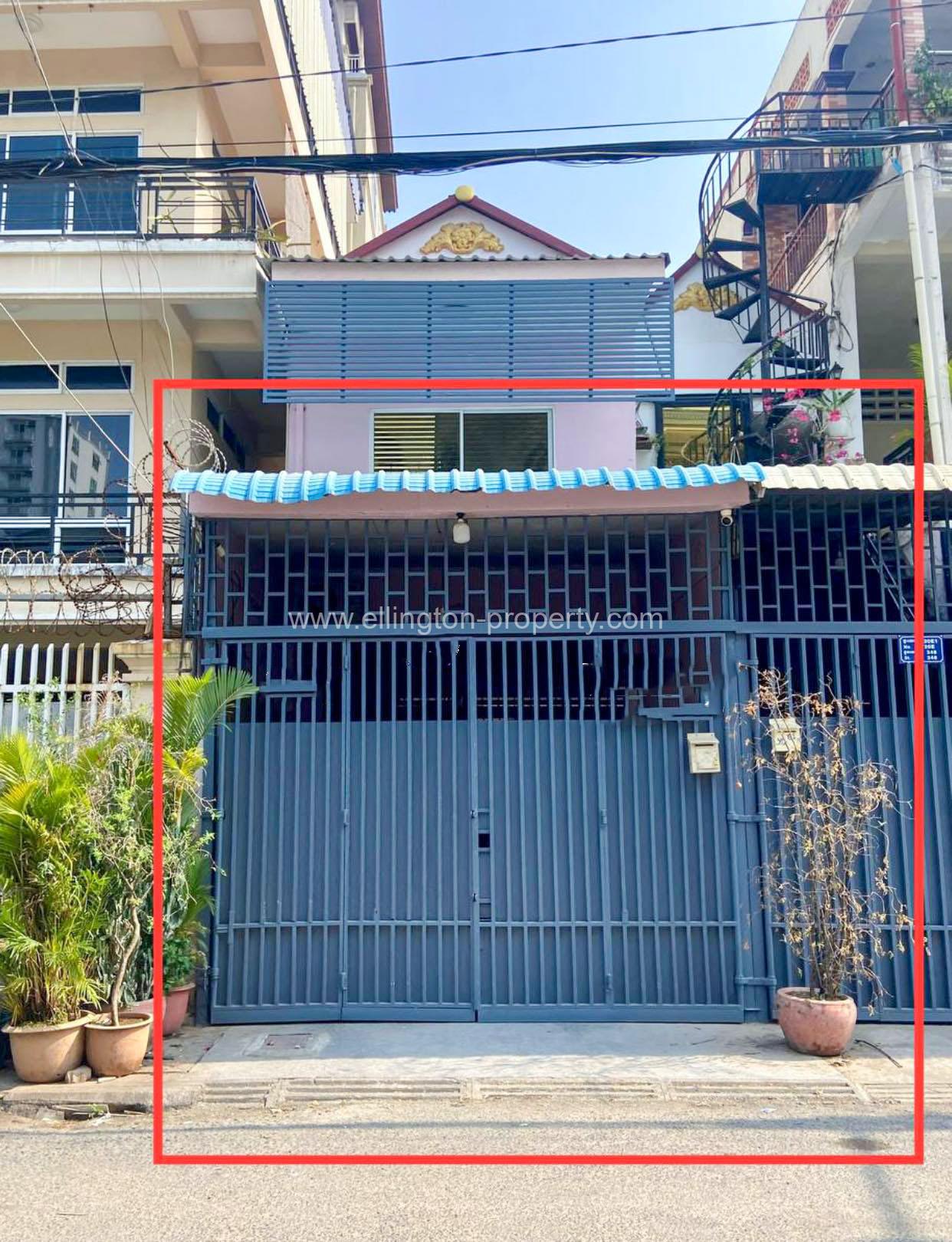 Shophouse For Rent In Boeng Keng Kong3 - Ellington Property
