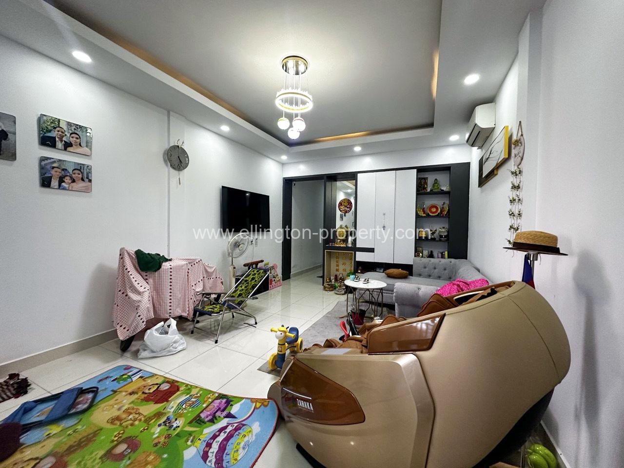 Shophouse For Rent In Borey Bunly - Ellington Property