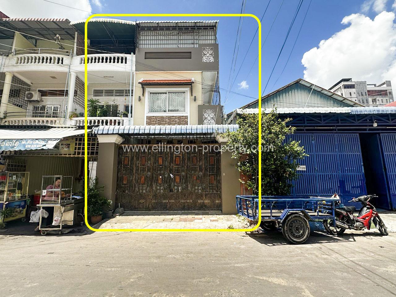 Shophouse For Rent In Toul Tum Pung - Ellington Property