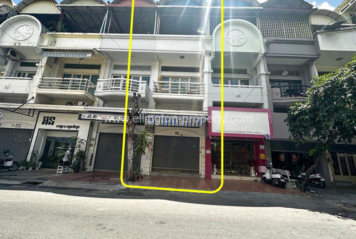 Shop House For Rent In Sovanna Market - Ellington Property