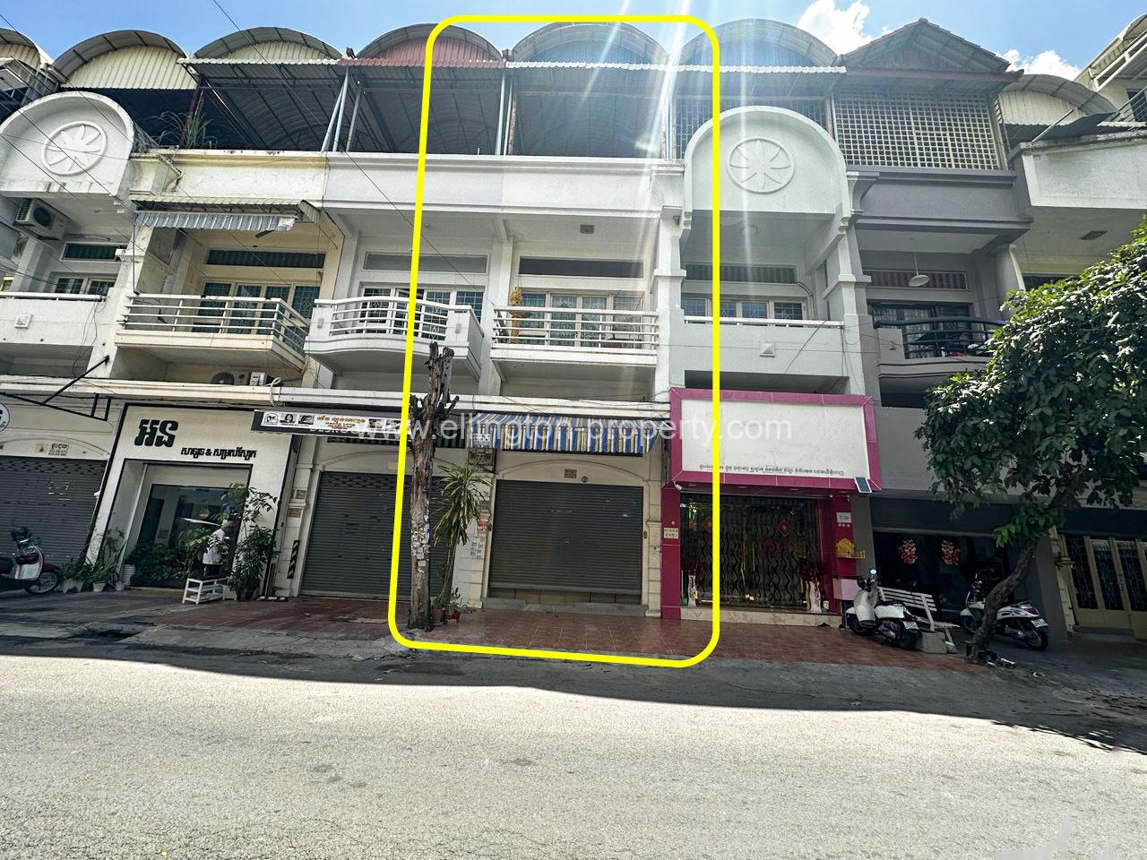 Shop House For Rent In Sovanna Market - Ellington Property