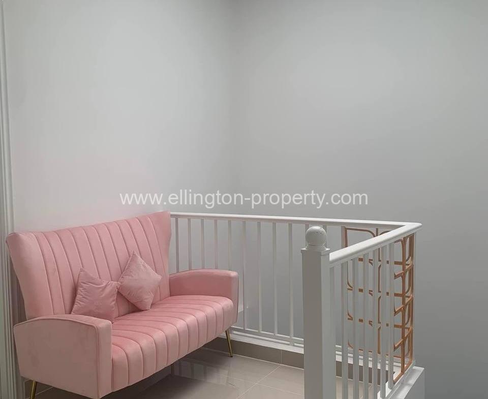 Link Villa For Rent In Borey Orkide Chrouy Changvar (st 6a) - Ellington Property