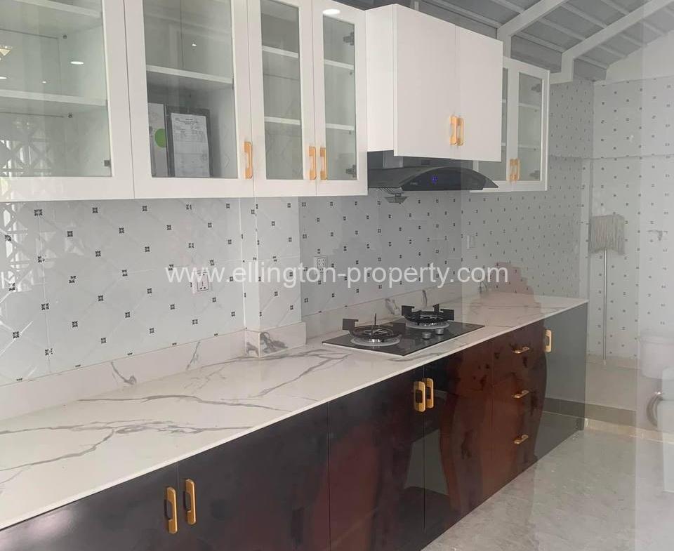 Link Villa For Rent In Borey Orkide Chrouy Changvar (st 6a) - Ellington Property