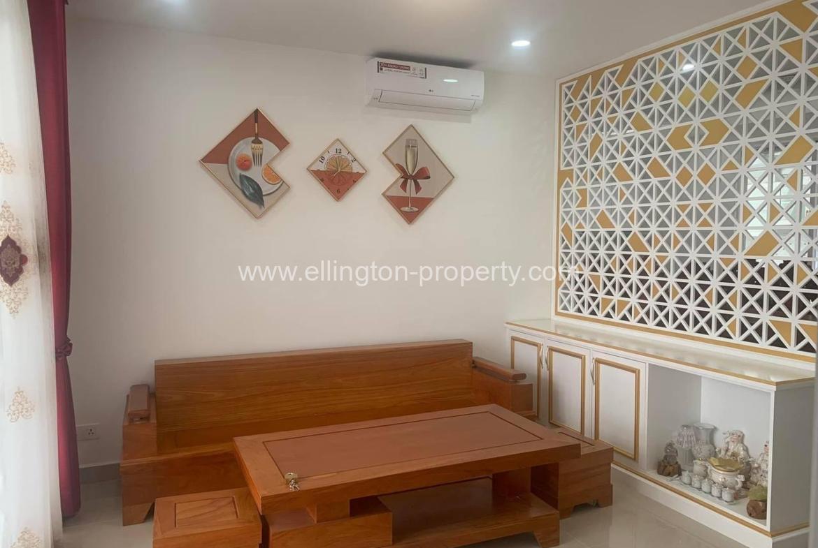 Link Villa For Rent In Borey Orkide Chrouy Changvar (st 6a) - Ellington Property