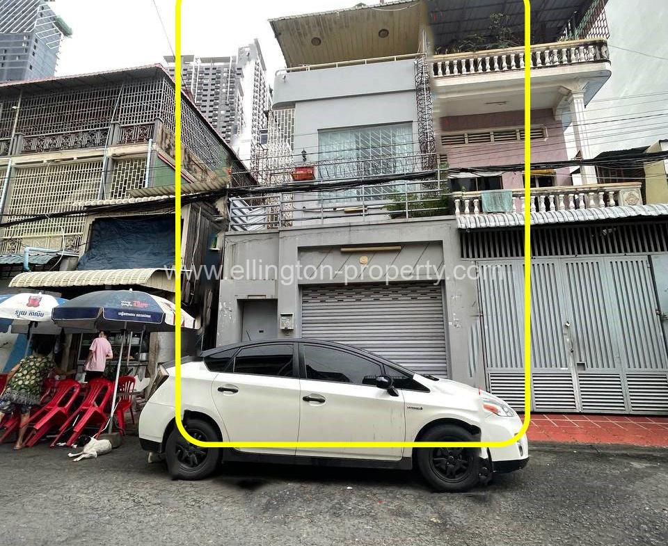 Shophouse For Rent In Boeng Keng Kong - Ellington Property