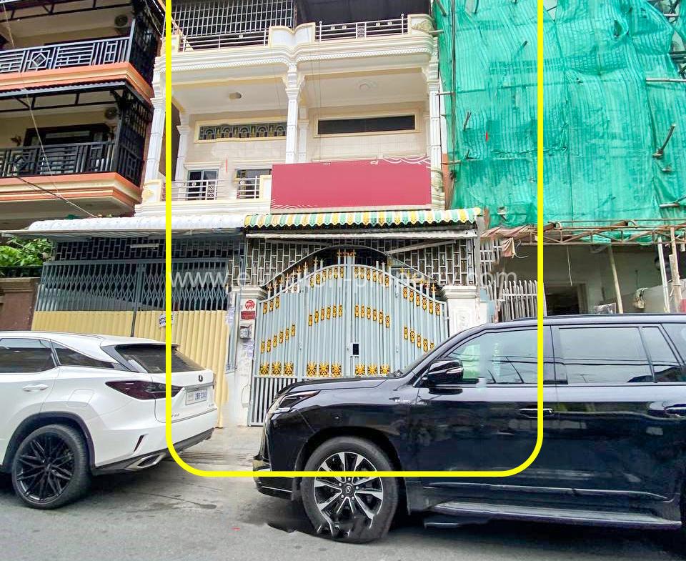Shophouse For Rent In Boeng Prolit - Ellington Property