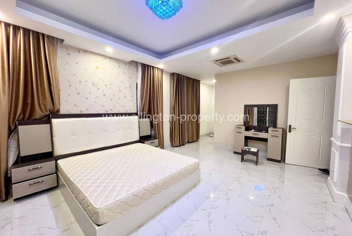 Queen Villa For Rent In Borey Orkide 2004 - Ellington Property