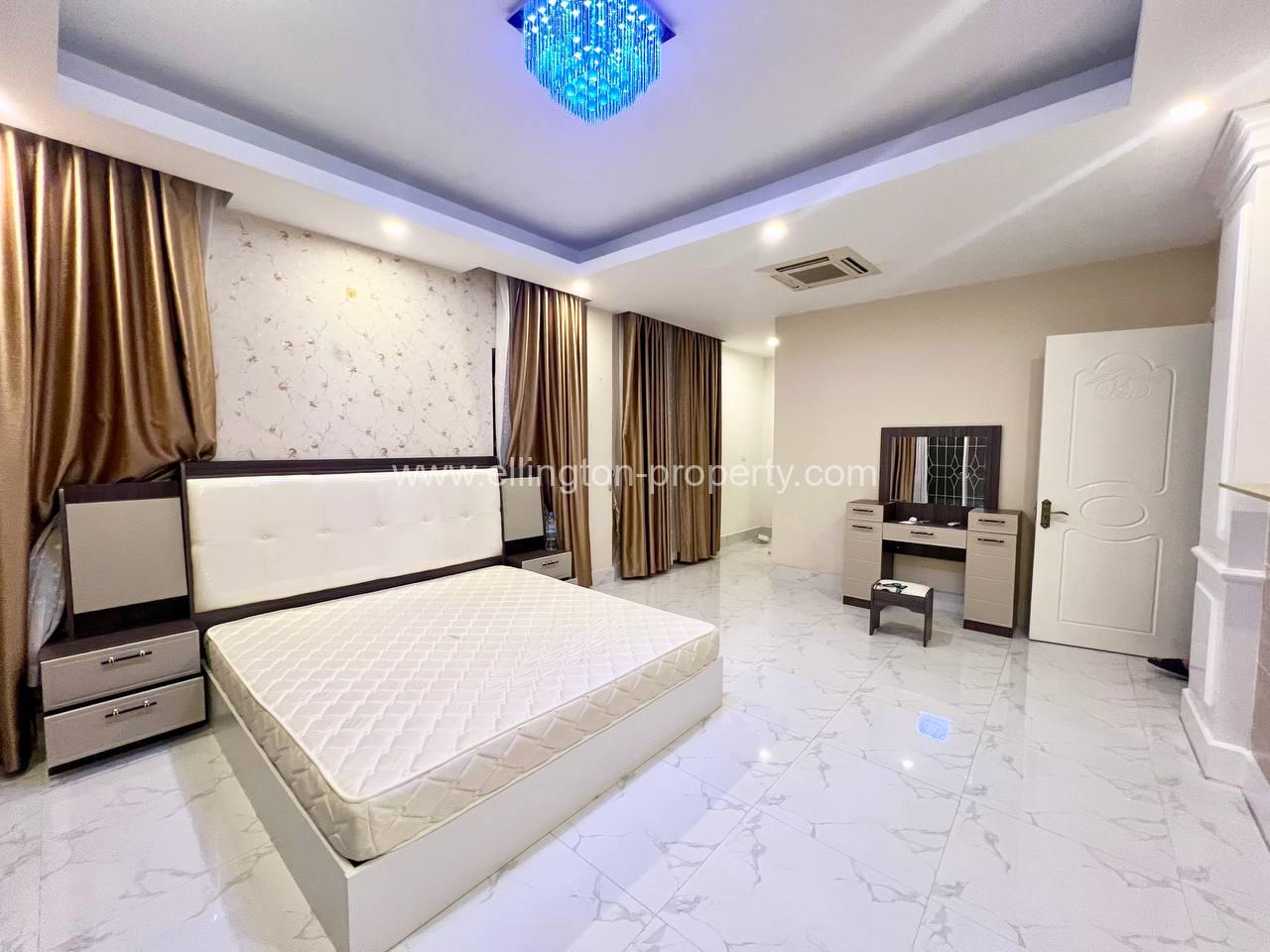 Queen Villa For Rent In Borey Orkide 2004 - Ellington Property