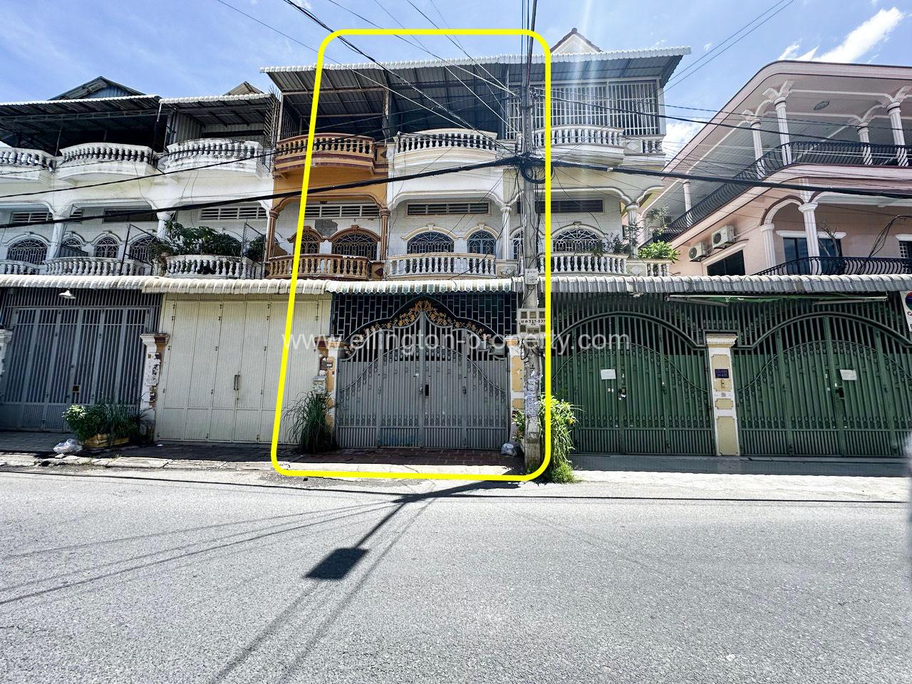 Flathouse For Rent Near Russian Market (toul Tompung) - Ellington Property