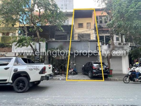 Shop House For Rent Near Bkk High School - Ellington Property