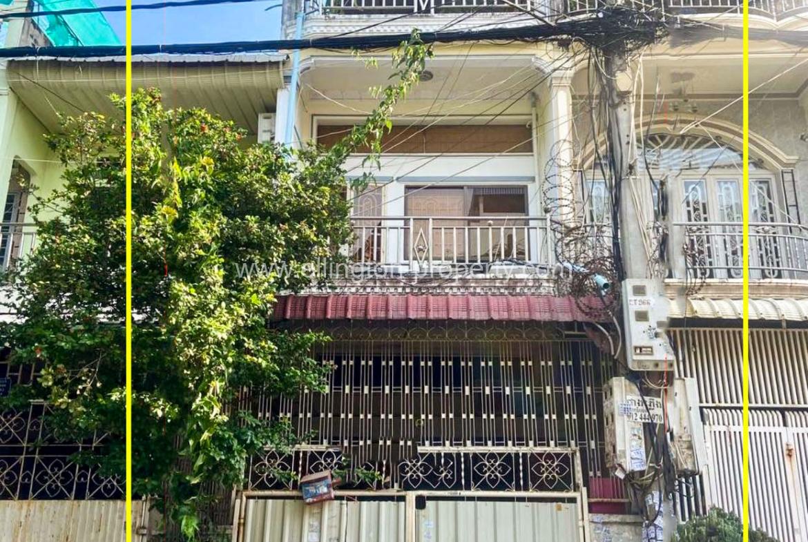 Shop House For Rent In Boeng Keng Kong - Ellington Property