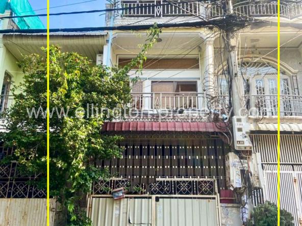 Shop House For Rent In Boeng Keng Kong - Ellington Property